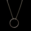 Circle of Karma Pendant 925 Sterling Silver Handmade Necklace
